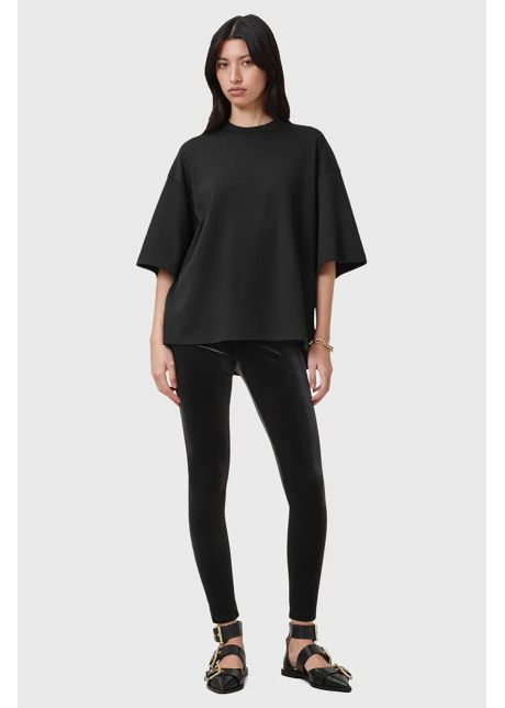 Allsaints colanti cora femei culoarea negru neted w006tz