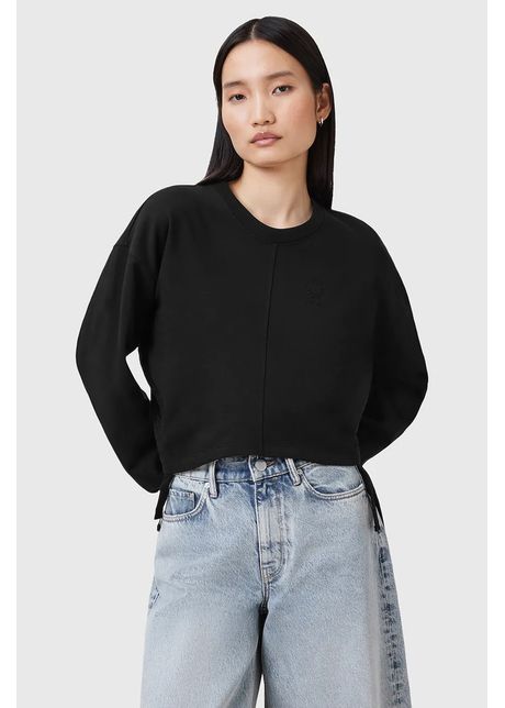 Allsaints hanorac de bumbac mira culoarea negru uni w214jc