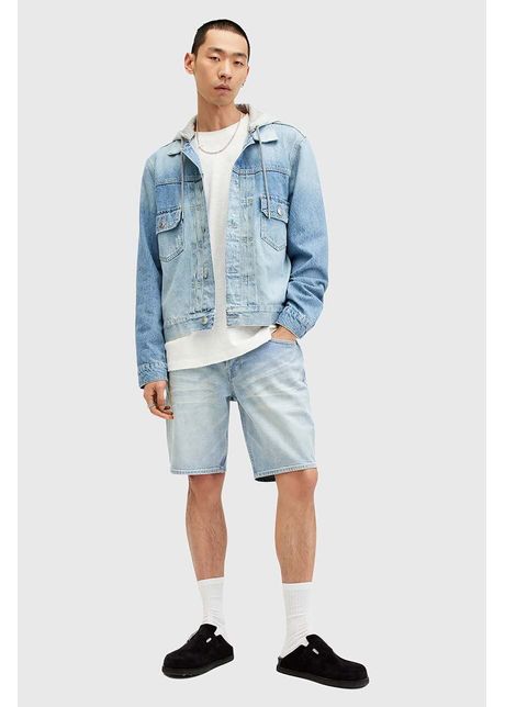 Allsaints pantaloni scurti jeans switch short barbati m020ta