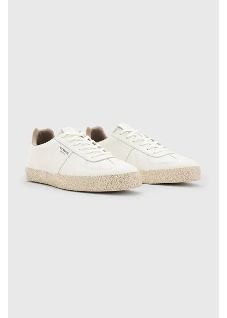 Allsaints sneakers din piele jaimee leather low top barbati culoarea alb m001fb