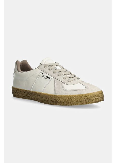 Allsaints sneakers din piele jaimee low top culoarea alb m052fb