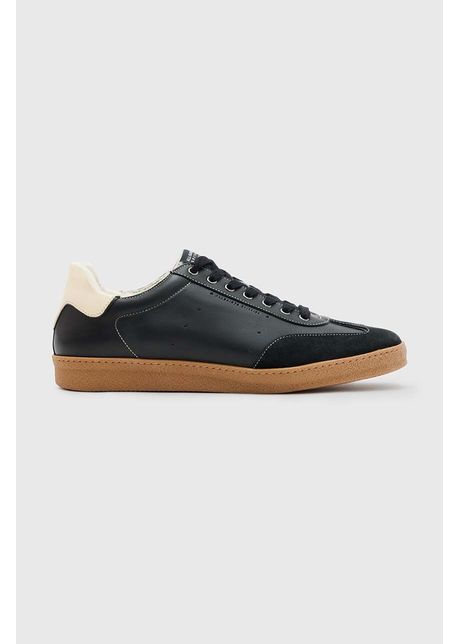 Allsaints sneakers din piele leo culoarea negru mf718x