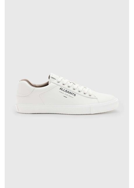 Allsaints sneakers din piele undgrnd lthr low top culoarea alb m058fb