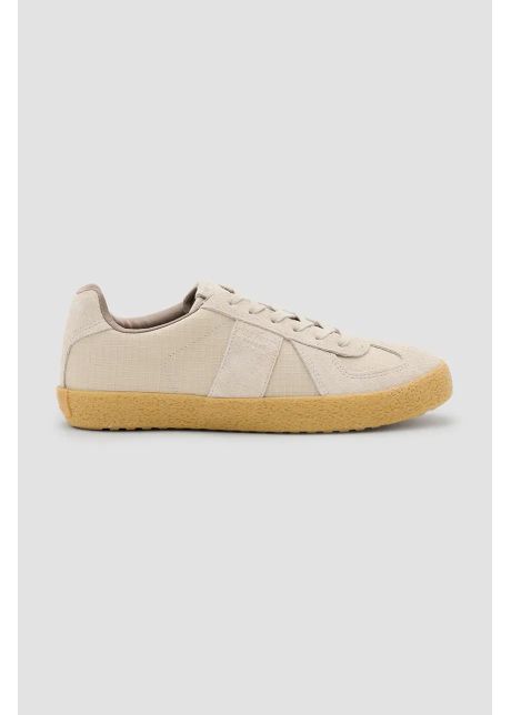Allsaints sneakers jaimee rs low top barbati culoarea bej m007fc