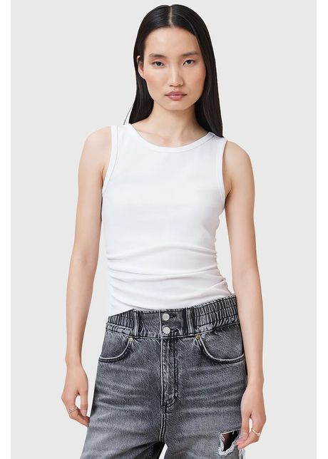 Allsaints top din bumbac katarina culoarea alb w192jc