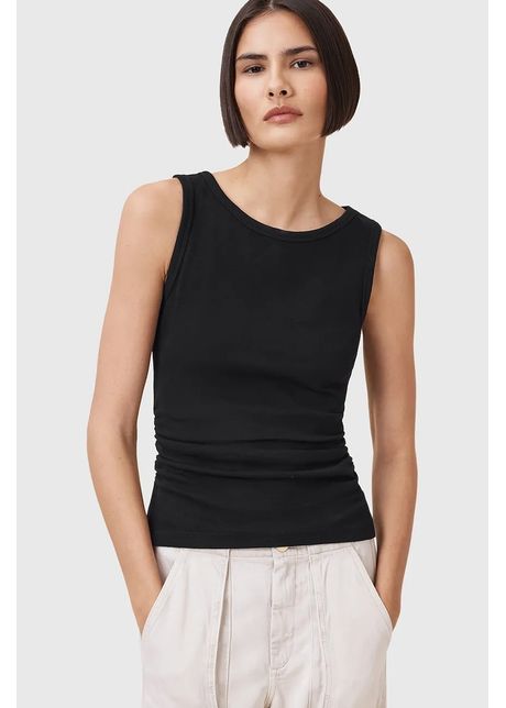 Allsaints top din bumbac katarina culoarea negru w192jc