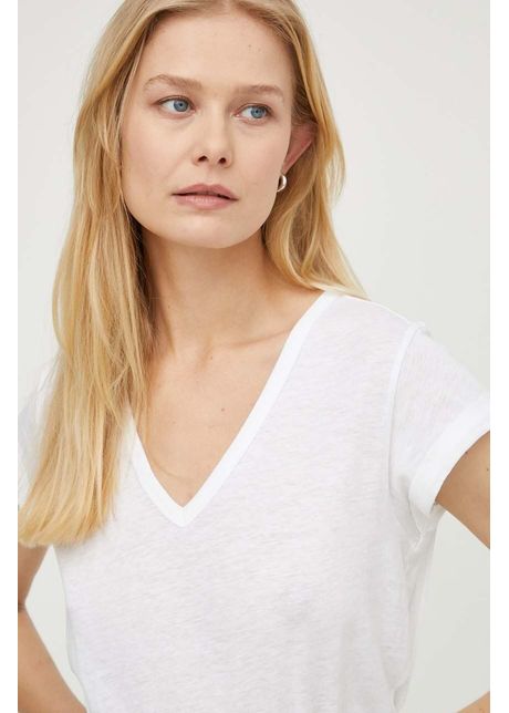Allsaints tricou din bumbac anna femei culoarea alb
