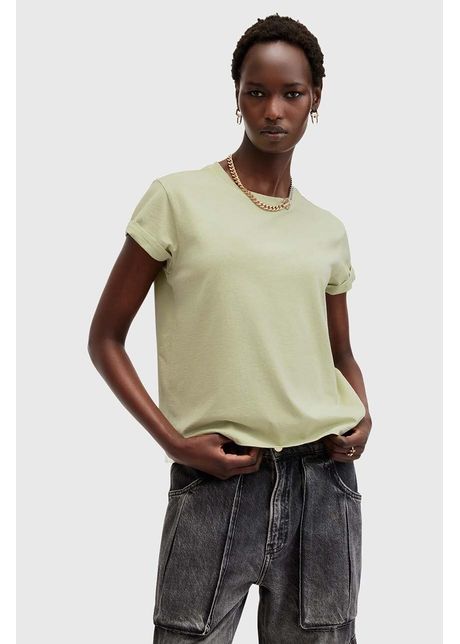 Allsaints tricou din bumbac anna femei culoarea verde w191jb