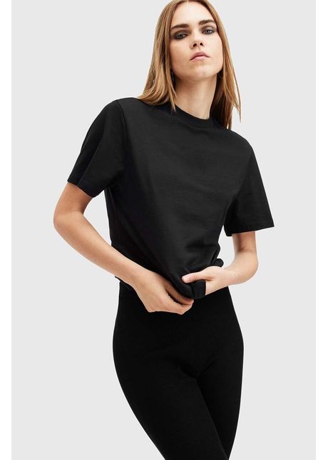 Allsaints tricou din bumbac holli femei culoarea negru w187jb