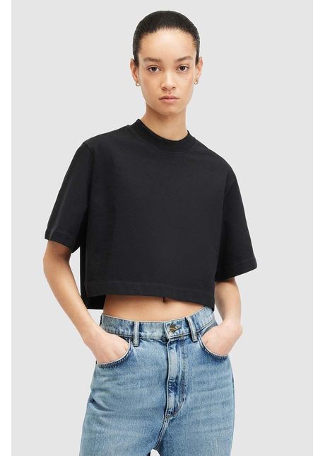 Allsaints tricou din bumbac lottie tee femei culoarea negru w132ja