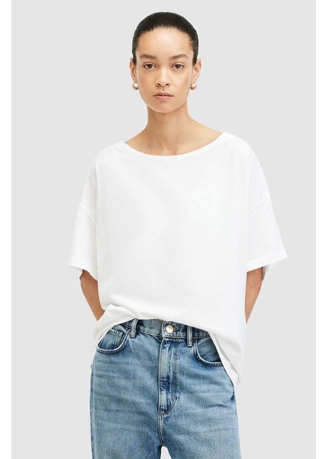 Allsaints tricou din bumbac lydia tee femei culoarea alb w131ja