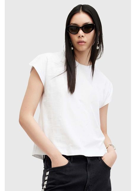 Allsaints tricou din bumbac rue tee femei culoarea alb w185jb