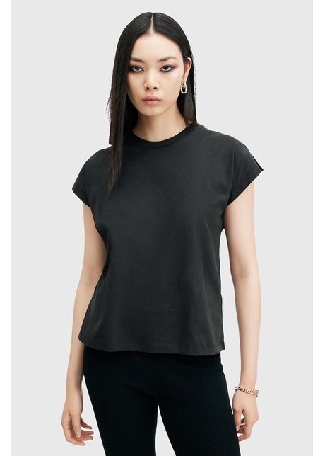 Allsaints tricou din bumbac rue tee femei culoarea negru w185jb