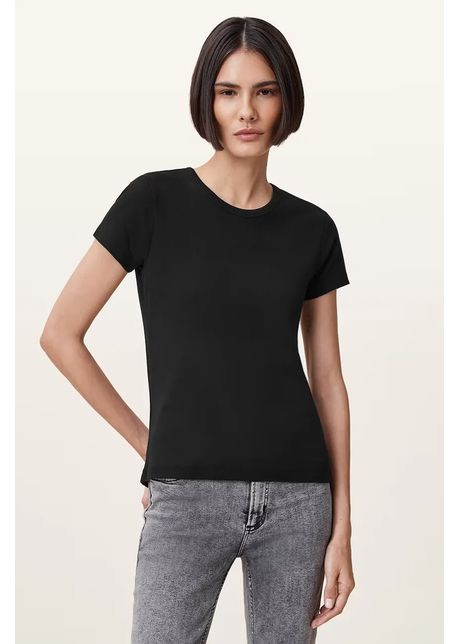 Allsaints tricou din bumbac stevie culoarea negru w194ja