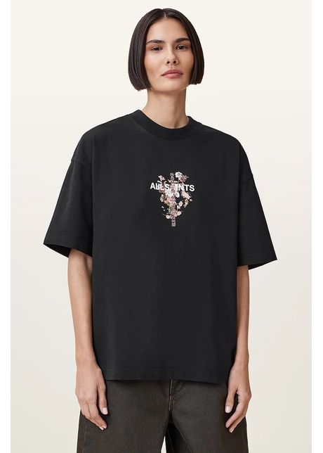 AllSaints tricou ETERNAL culoarea negru, W284JC