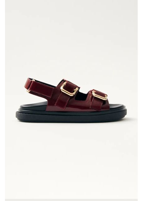 Alohas sandale de piele harper femei culoarea bordo cu platforma s100731 01