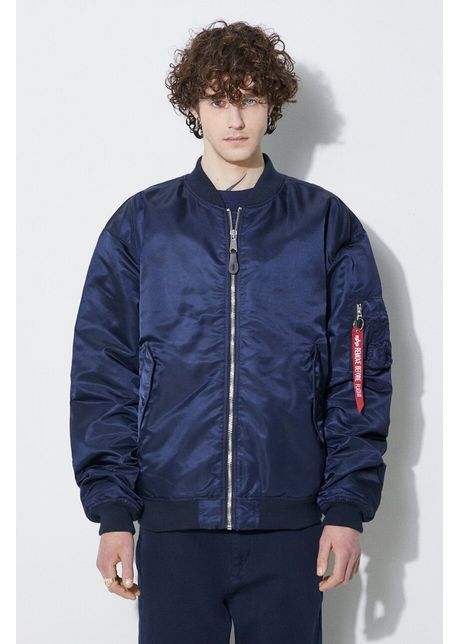 Alpha industries geac bomber ma 1 cs b rba i culoarea bleumarin de tranzi ie oversize 136136