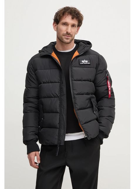 Alpha Industries geacă Hooded Puffer Alpha FD bărbați, culoarea negru, de iarnă