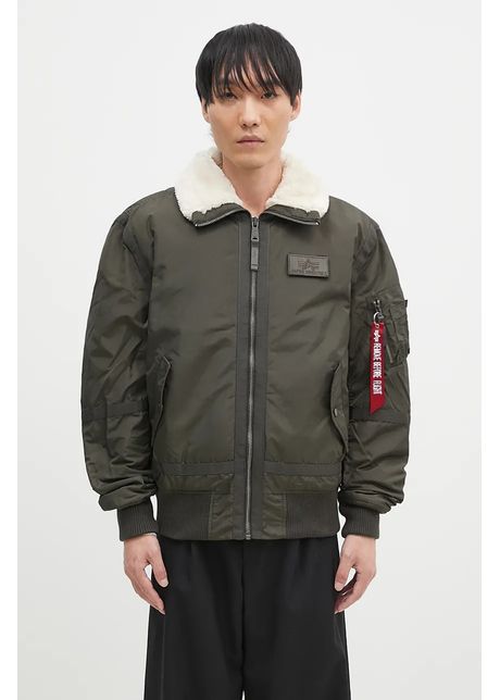 Alpha industries geaca b15 3 barbati culoarea verde de tranzitie 198122