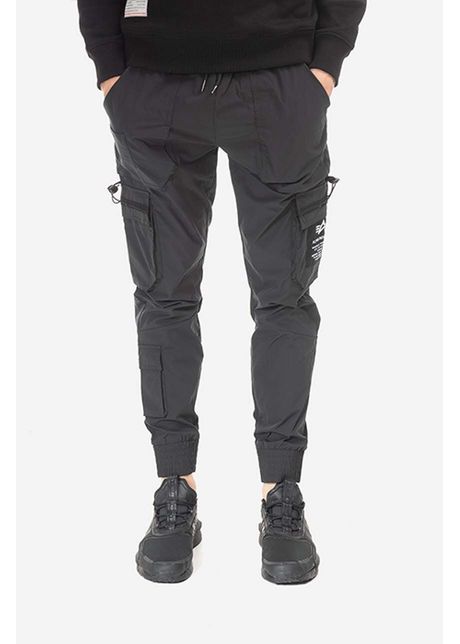 Alpha industries pantaloni jogger b rba i culoarea negru cu fit cargo 108203 03 black
