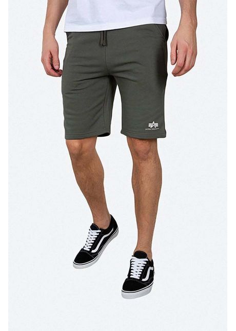 Alpha industries pantaloni scur i b rba i culoarea verde 116363 142 oliwkowy