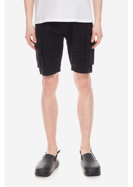 Alpha industries pantaloni scur i din bumbac culoarea negru 106251 03 black