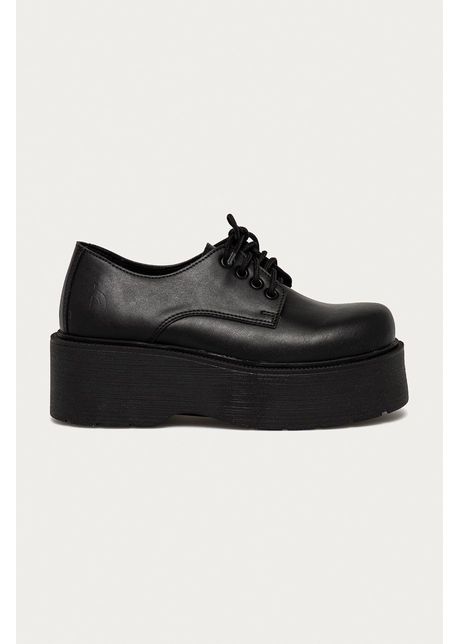 Altercore pantof spell vegan femei culoarea negru cu platform