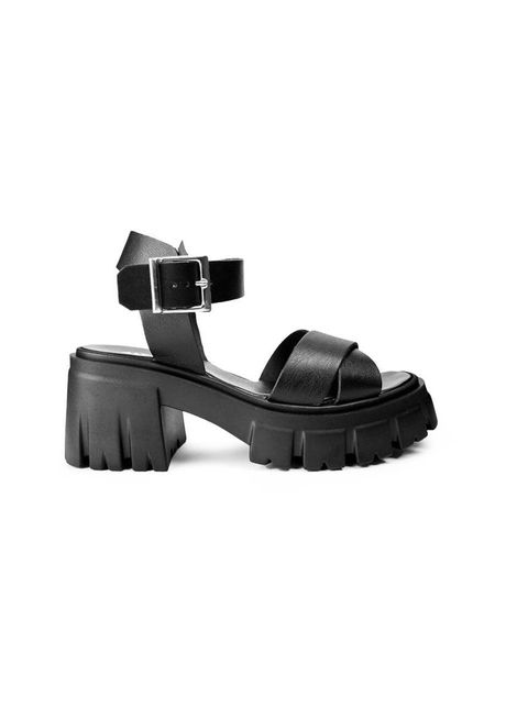 Altercore sandale sophia femei culoarea negru cu toc drept