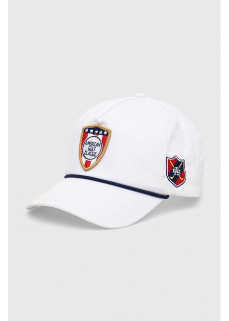 American needle apc de baseball din bumbac american golf classic culoarea alb cu imprimeu