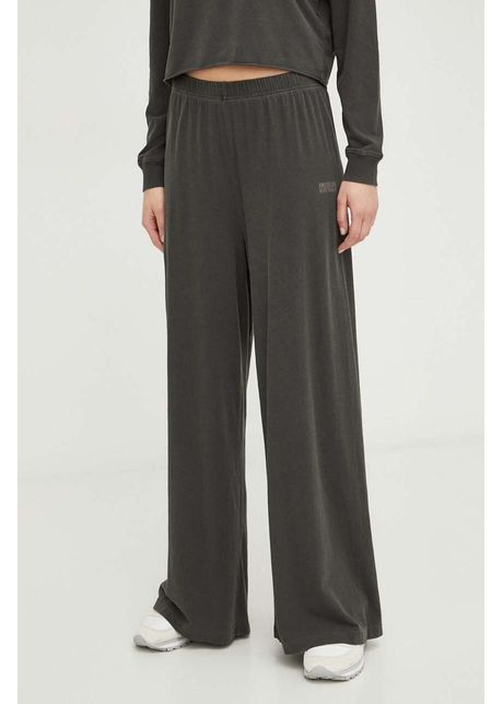 American vintage pantaloni de trening culoarea gri neted