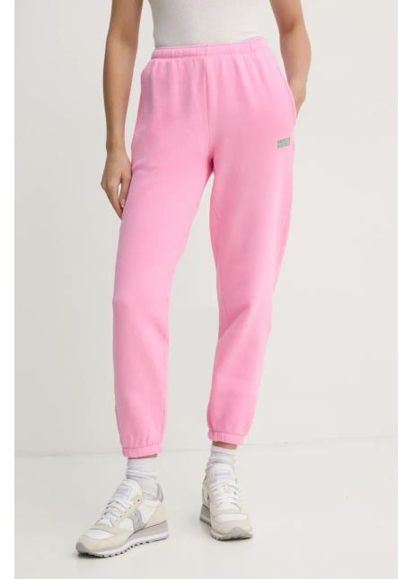 American vintage pantaloni de trening culoarea roz neted izu05be25
