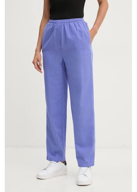 American vintage pantaloni de trening culoarea violet neted dak10ah24