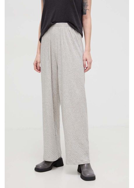 American vintage pantaloni de trening din bumbac culoarea gri melanj