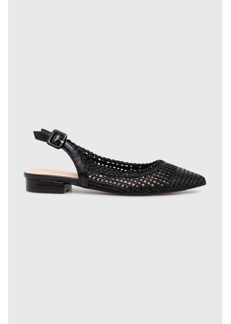 Answear lab balerini culoarea negru cu toc deschis