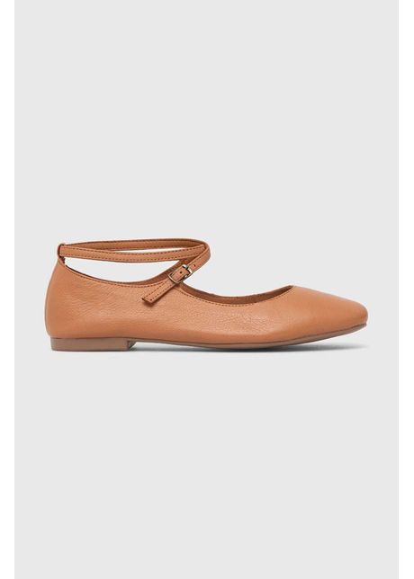 Answear lab balerini de piele culoarea maro