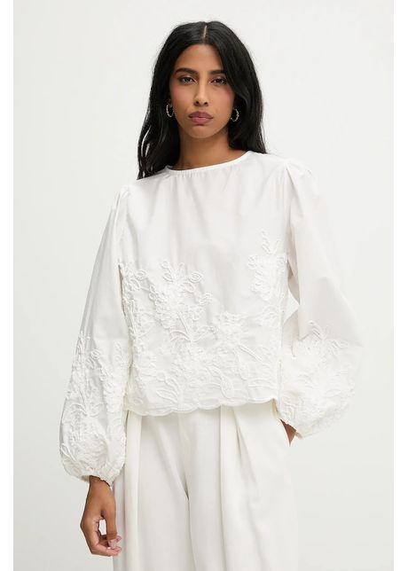 Answear lab bluza culoarea alb cu imprimeu