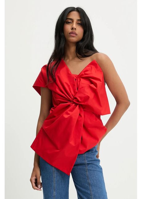 Answear lab bluza culoarea alb neted