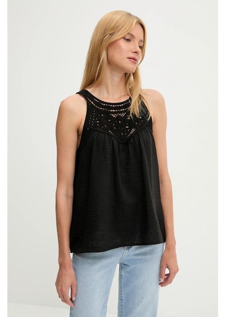 Answear Lab bluza din bumbac culoarea negru, cu imprimeu