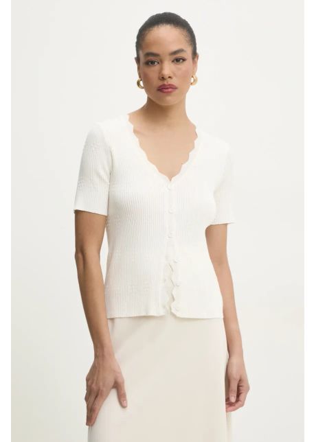 Answear lab bluza femei culoarea alb neted