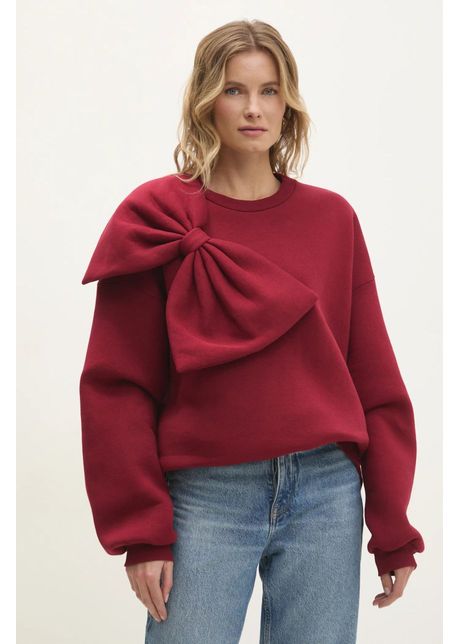 Answear lab bluza femei culoarea bordo neted