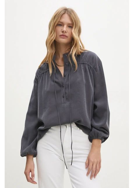 Answear lab bluza femei culoarea gri