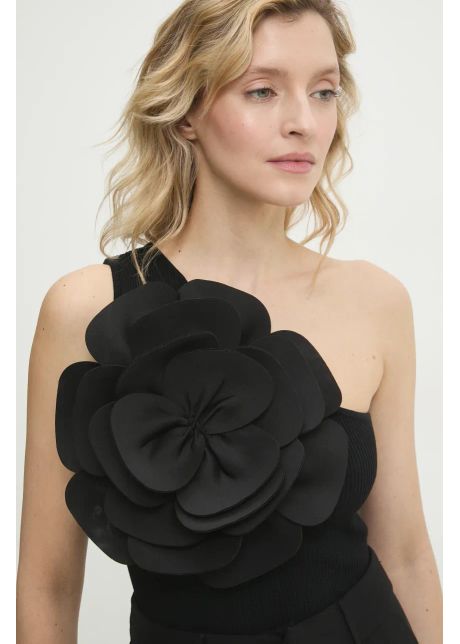 Answear lab bluza femei culoarea negru cu imprimeu