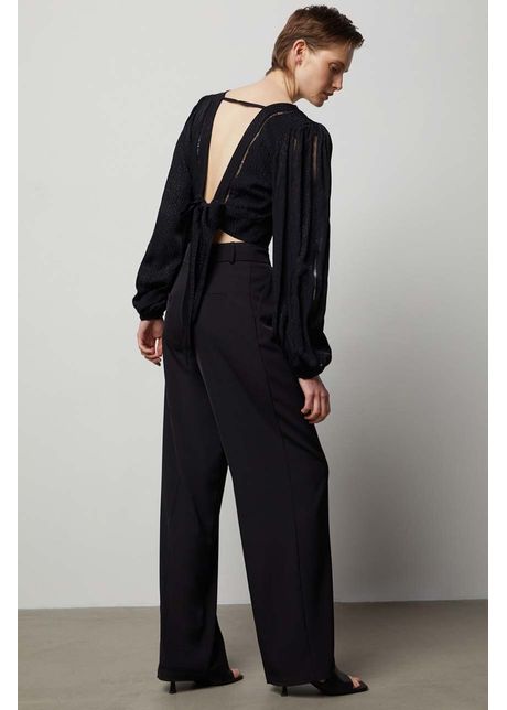 Answear Lab bluza femei, culoarea negru, neted