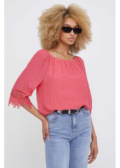 Answear lab bluza femei culoarea portocaliu neted