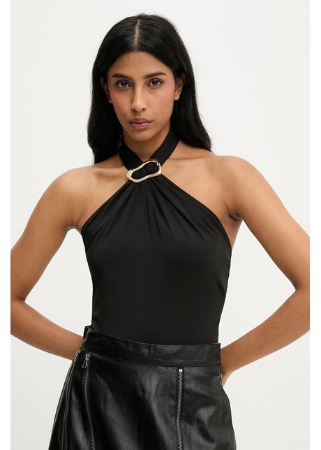 Answear Lab body culoarea negru, neted