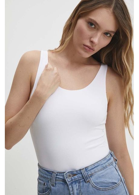 Answear lab body femei culoarea alb