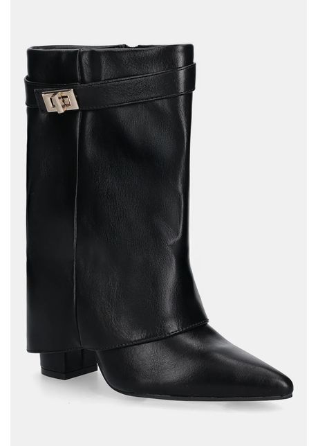 Answear.LAB botine culoarea negru, cu toc drept