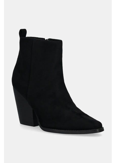Answear lab botine femei culoarea negru cu toc drept