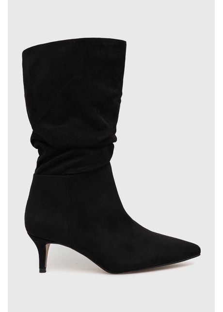 Answear lab botine femei culoarea negru cu toc drept