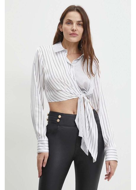 Answear lab camasa femei culoarea alb cu guler clasic relaxed